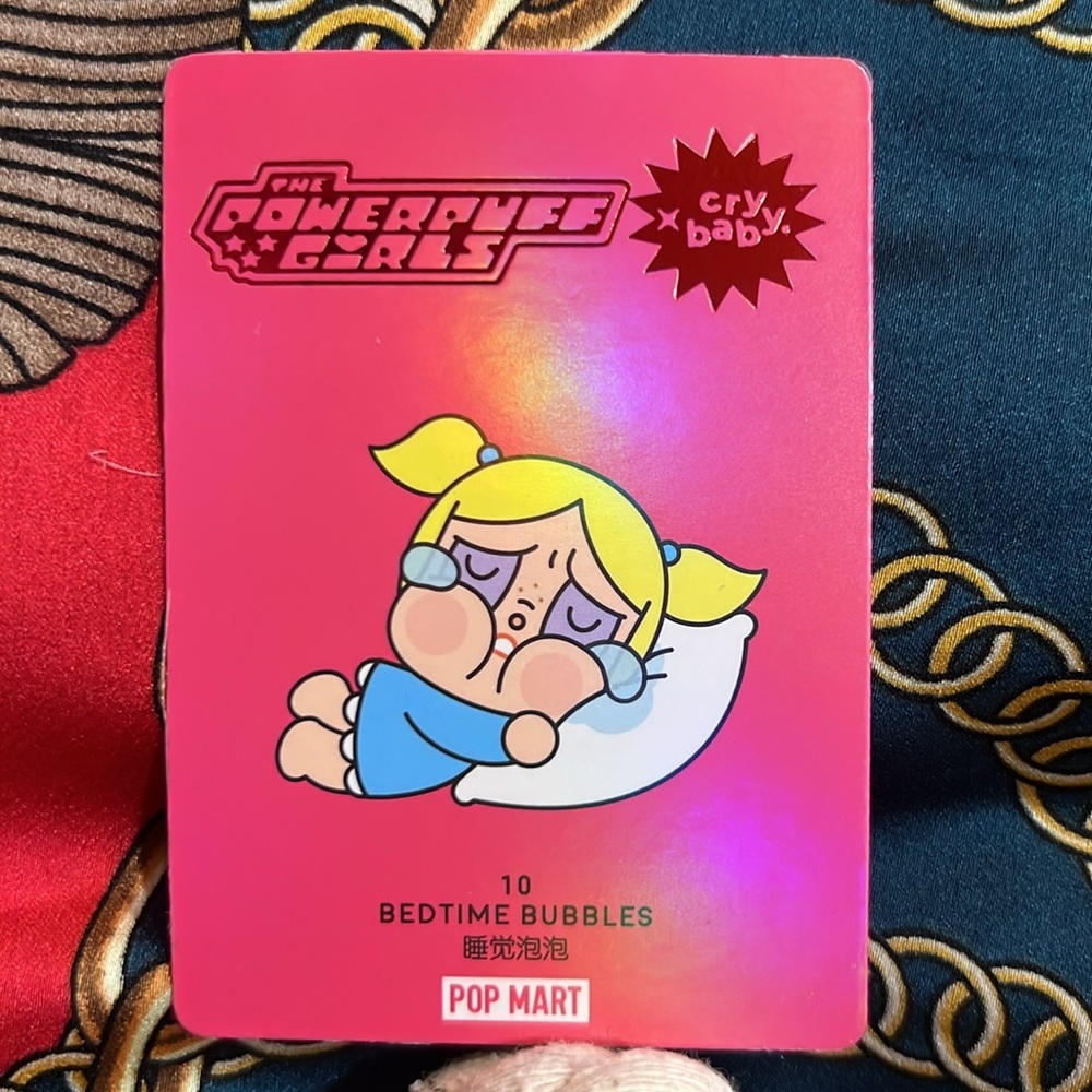 Powerpuff Girls x Crybaby Pop Mart Collectible (bedtime bubbles)